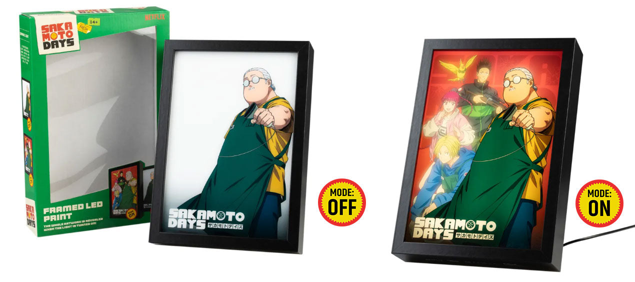 Quadro Retroilluminato LED Sakamoto Days