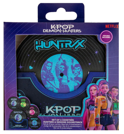 Set 4 Sottobicchieri KPop Demon Hunters Soundtrack