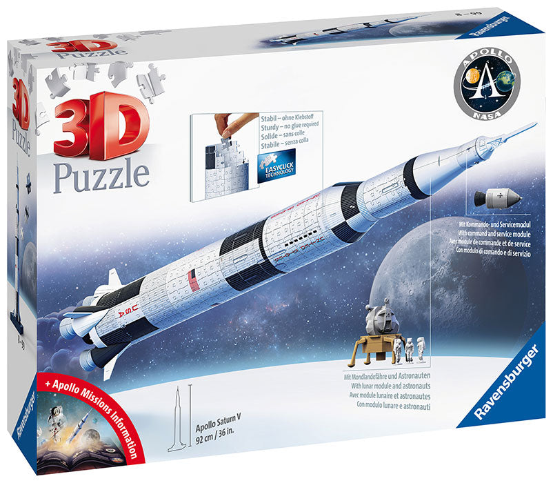 Puzzle 3D 440pz Apollo Saturn V Rocket