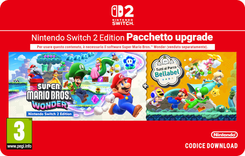 Super Mario Bros Wonder Meetup B. Park UPG PACK Switch 2 PIN