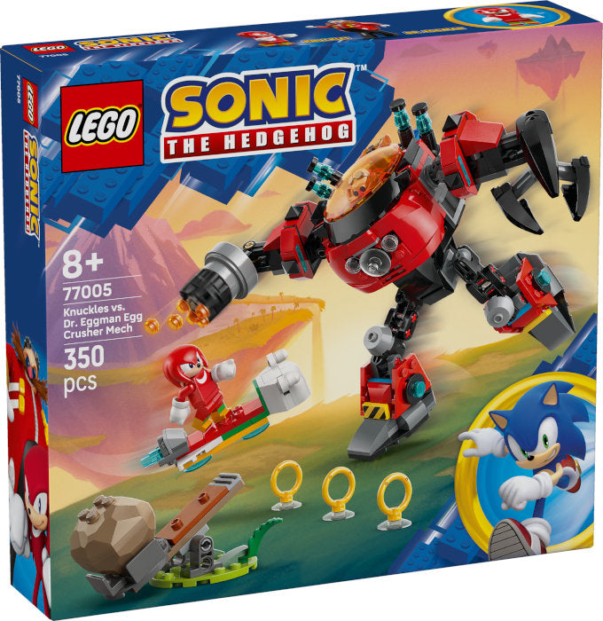 77005 Sonic Knuckles vs. il Mech Egg Crusher del Dr. Eggman