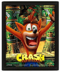 Quadro 3D Crash Bandicoot (Mask Power Up)
