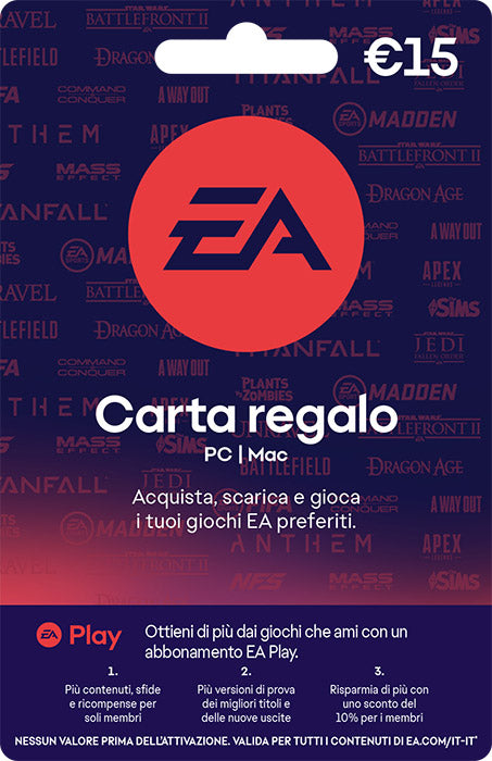 EA GIFT CARD 15 Euro