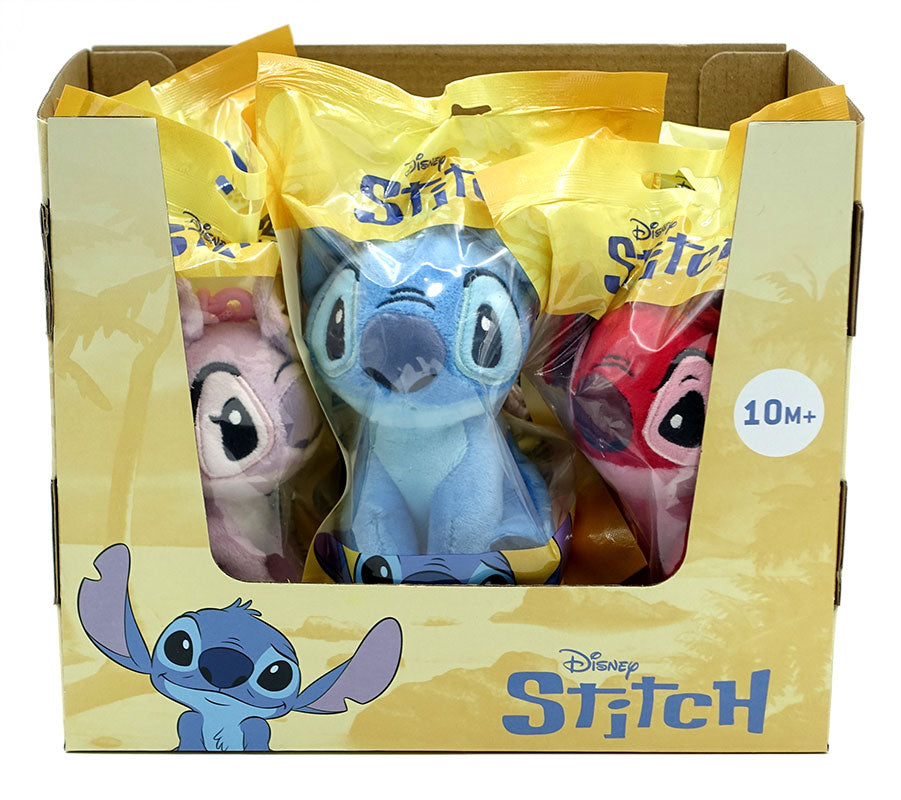 Peluche a Clip Disney Stitch & Friends 1pz Assortimento