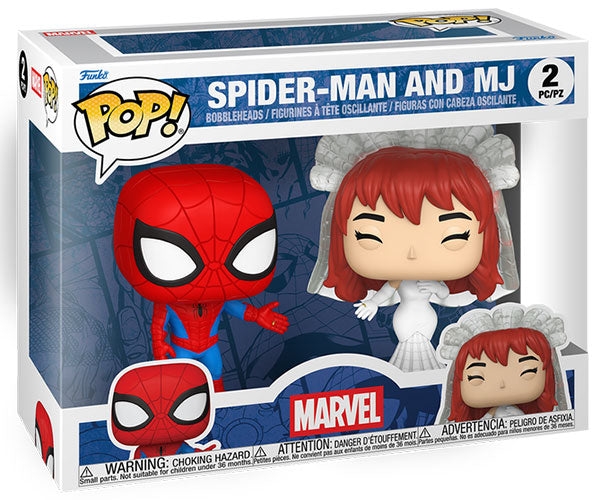 FUNKO POPS Marvel Spider-Man and MJ 2 Pack