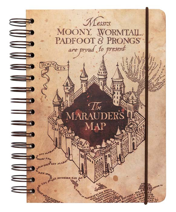 Taccuino A5 Harry Potter Mappa
