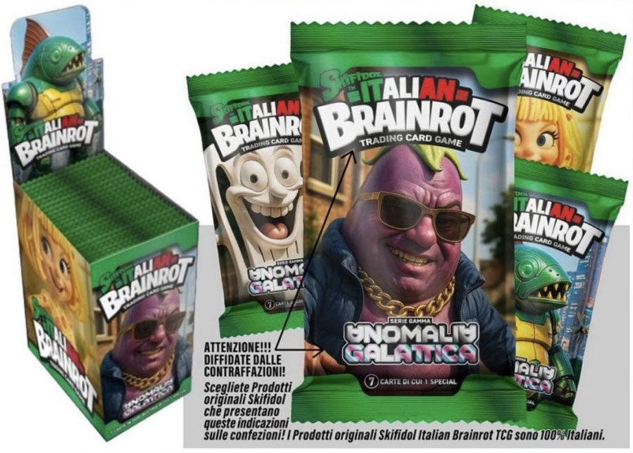 Skifidol BRAINROT Galattica 1 Busta (7 Carte)