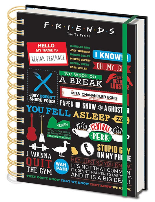 Agenda A5 Friends Infographic