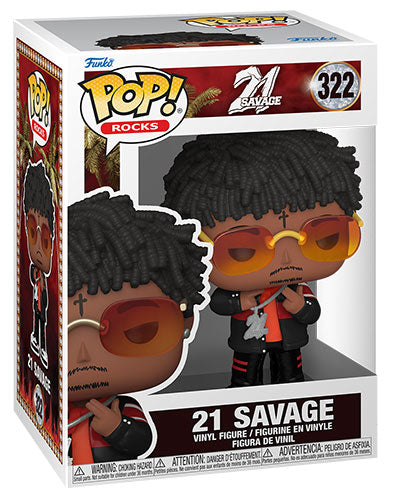 FUNKO POP Rocks 21 Savage 322