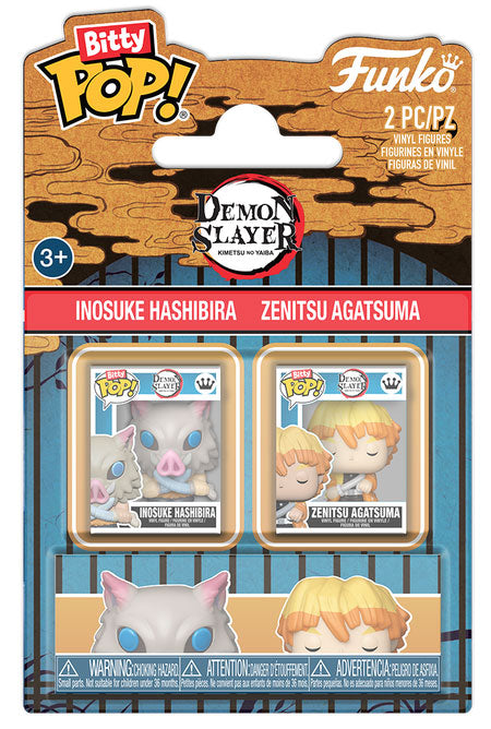 FUNKO BITTY POP 2 Pack Demon Slayer Inosuke & Zenitsu