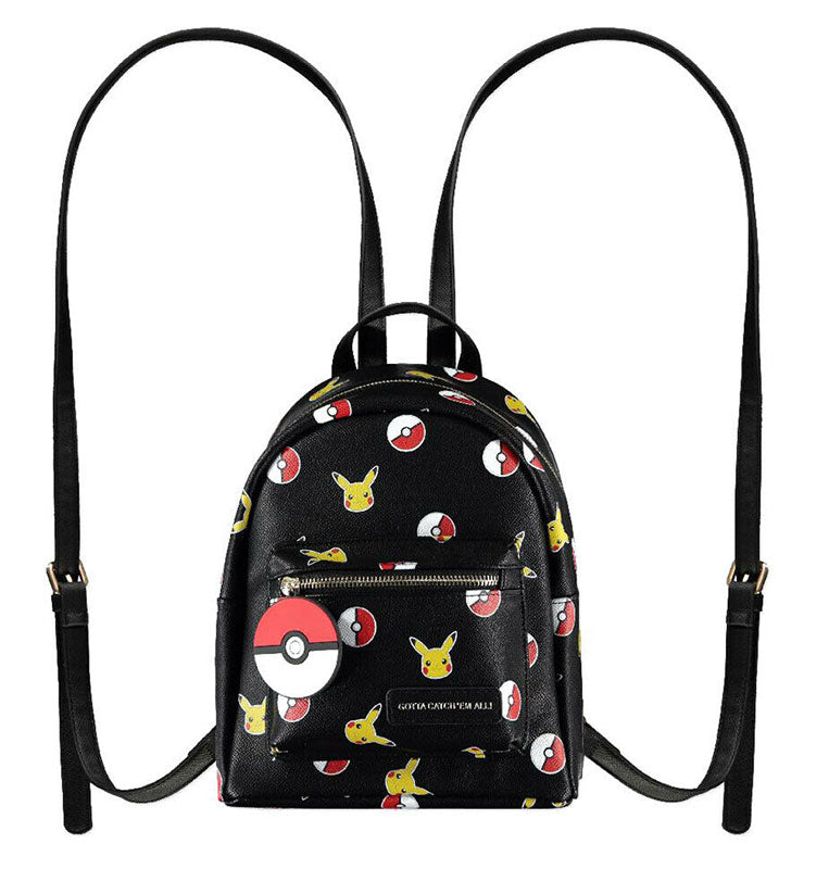 Mini Zaino Pokemon Poke Ball Pikachu Donna