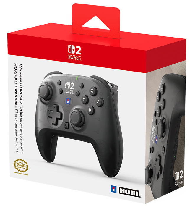 HORI SWITCH 2 Controller Wireless Horipad Turbo Black