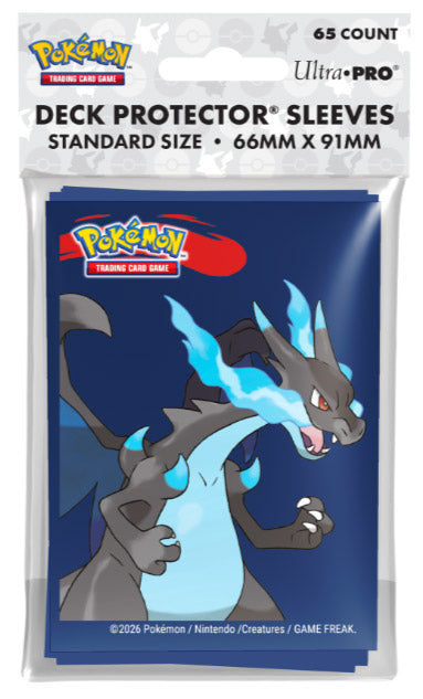 ULTRA PRO Bustine Protettive Pokemon Mega Charizard X 65pz