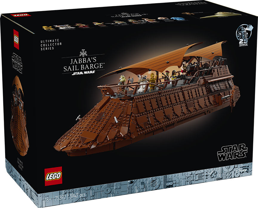 75397 Star Wars Galeone a Vela di Jabba RARE