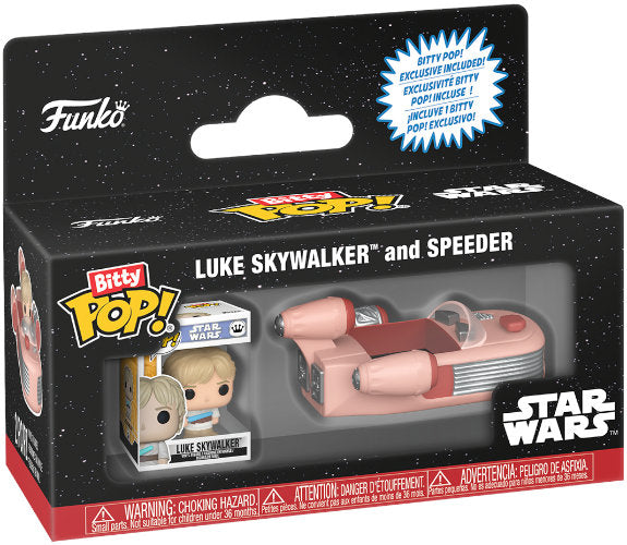 FUNKO BITTY POP Ride Star Wars Speeder & Luke Skywalker