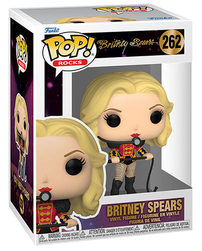 FUNKO POP Rocks Britney Spears Circus w/Chase 262