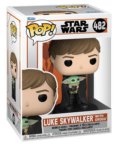 FUNKO POP Star Wars The Mandalorian Luke w/Grogu 482