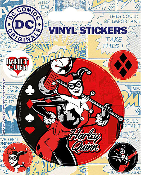 Adesivi Harley Quinn Retro