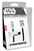 TRIBE Cavo di Ricarica da USB a Lightning Stormtrooper 1.2m
