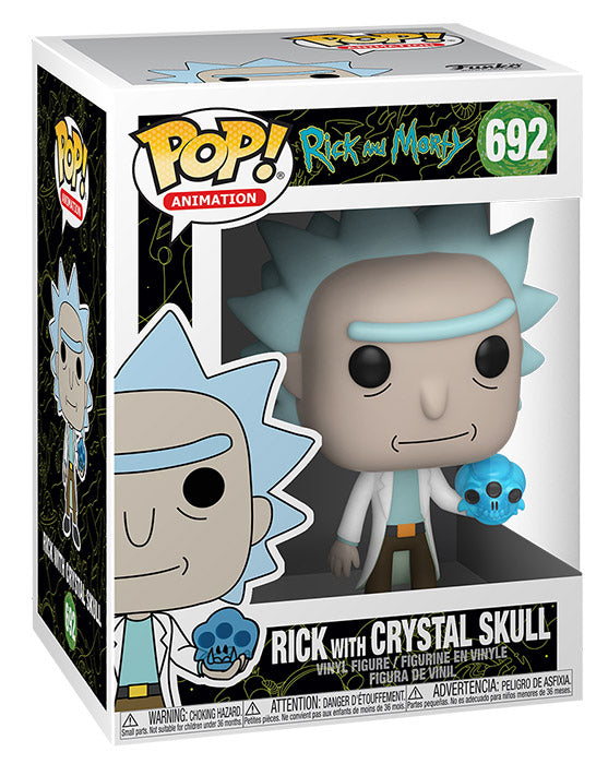 FUNKO POP Rick and Morty Rick w/Crystal Skull 692