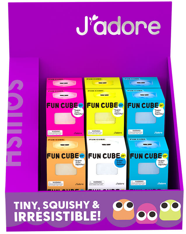Squishy Fun Cube 6cm 1pz Assortimento