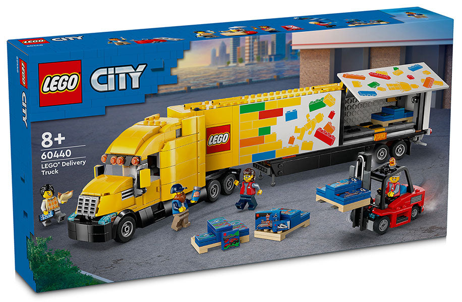 60440 City Camion per le Consegne Giallo RARE