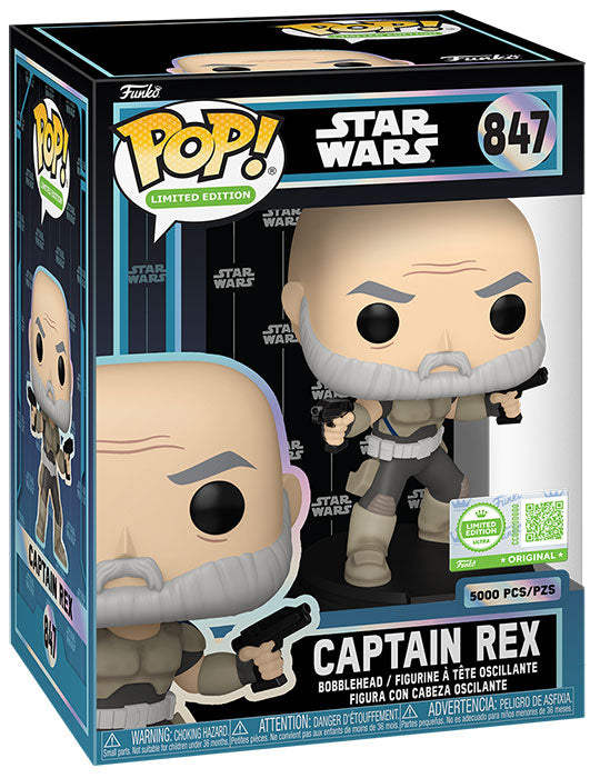 FUNKO POPS Star Wars Captain Rex (No Helmet) EXC