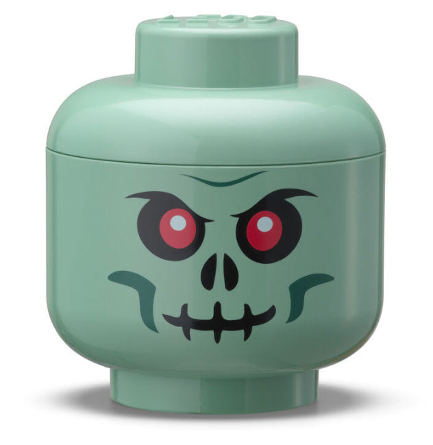 Contenitore LEGO Testa Skeleton Verde