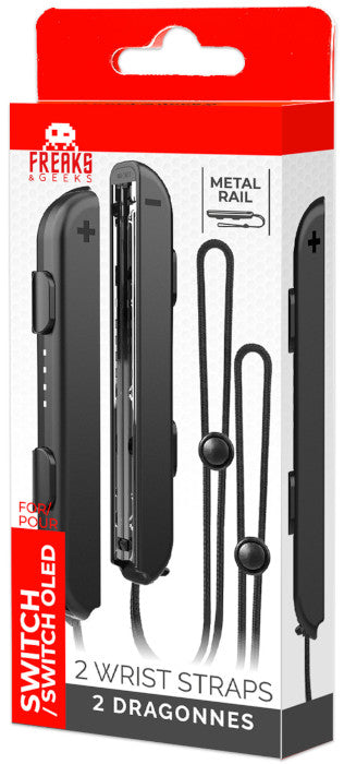 FREAKS SWITCH Laccetti per Joy-Con Neri V2