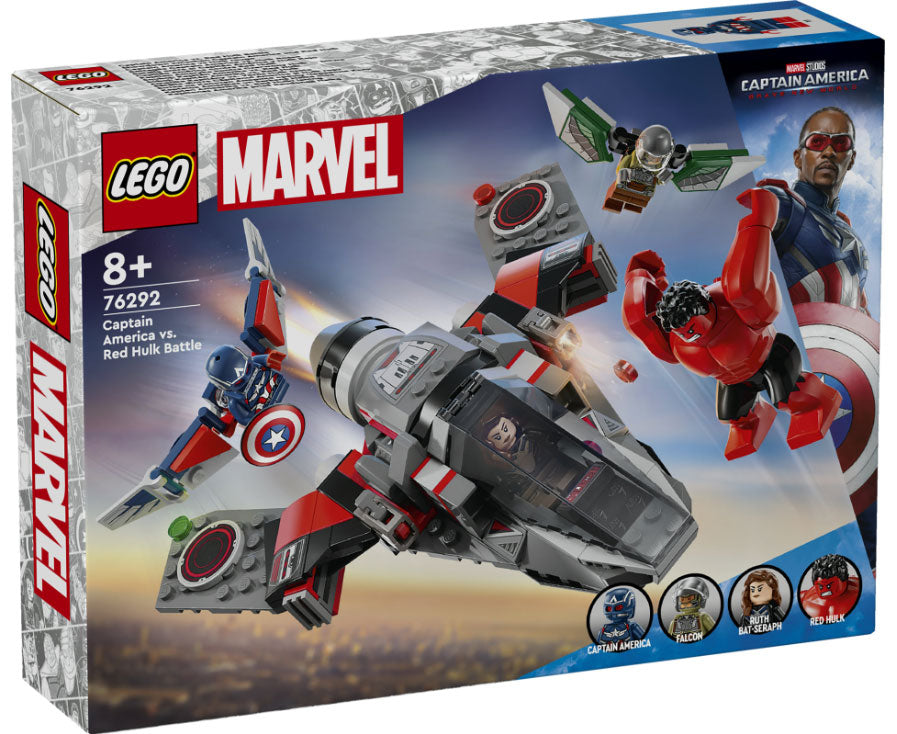 76292 Marvel Battaglia Captain America vs Hulk Rosso