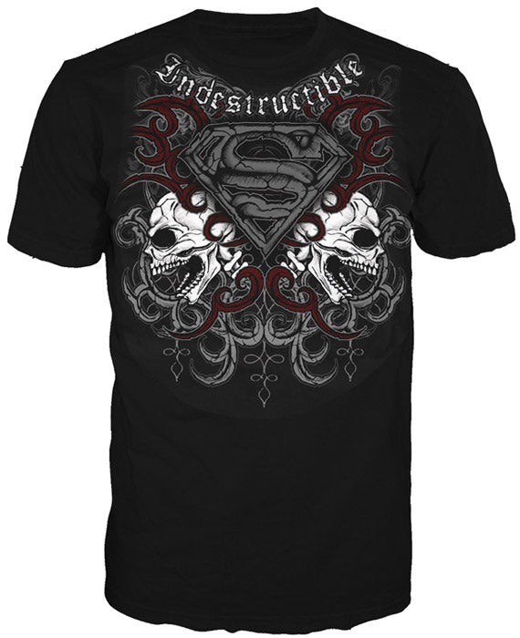 T-Shirt Superman Indistruttibile Nero S