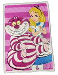 Coperta Sherpa Alice in Wonderland