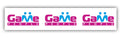 Striscia Loghi GamePeople (non adesiva) 100x20cm