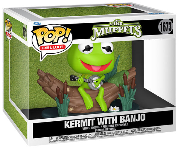 FUNKO POPS Deluxe The Muppets Kermit w/Banjo 1673