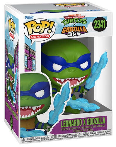 FUNKO POP TMNT Turtles x Godzilla Leonardo x Godzilla 2341