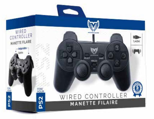 FREAKS PS2 Controller Wired Nero V2