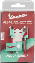 TRIBE Cavo di Ricarica da USB a Micro USB Vespa Acqua 1.2m