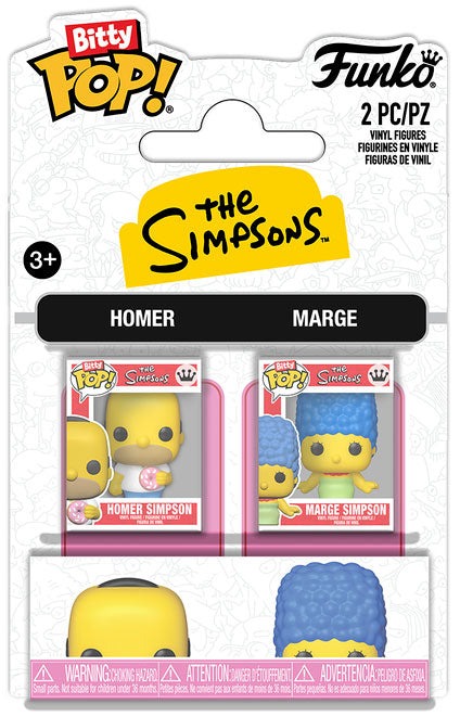 FUNKO BITTY POP 2 Pack The Simpsons Homer & Marge