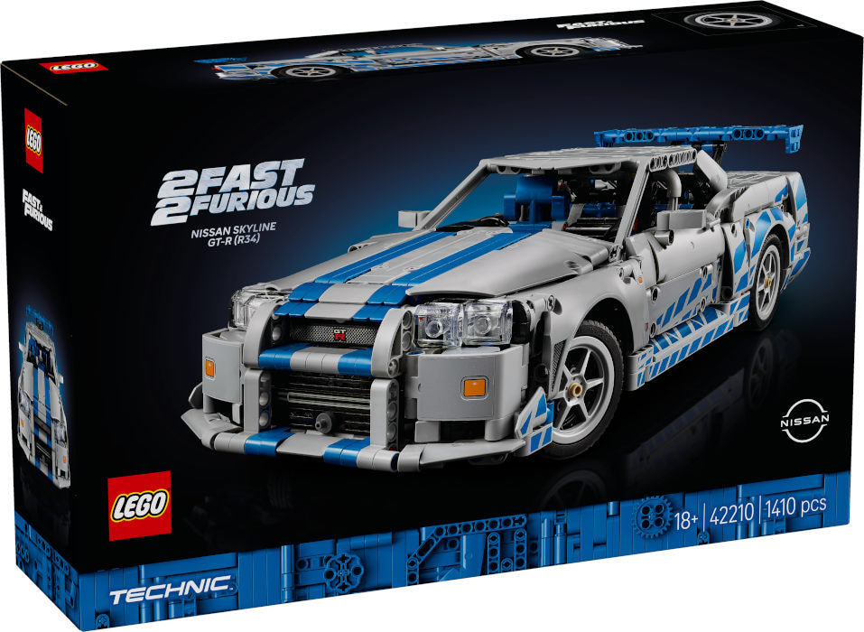 42210 Technic Auto Nissan Skyline GT-R R34 2 Fast 2 Furious