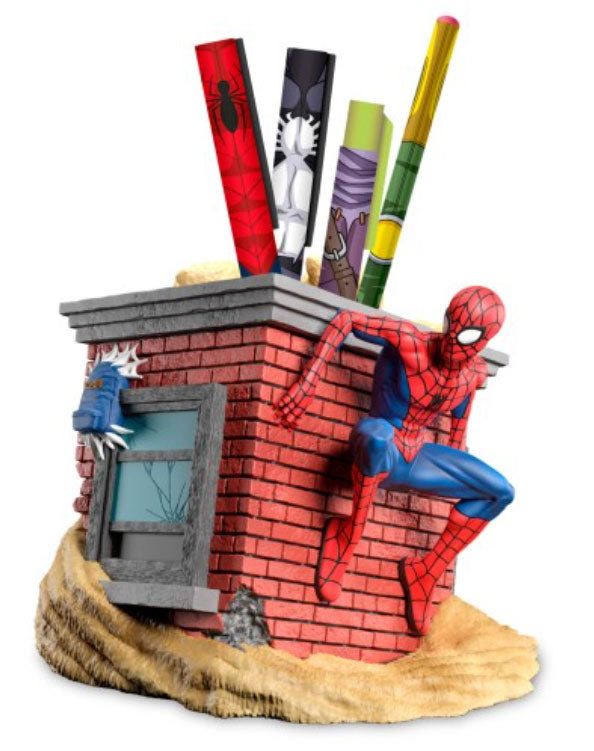 Portapenne Diorama Spider-Man + Set Cancelleria