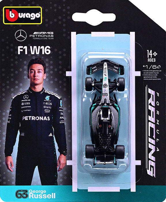 F1 Mercedes-AMG F1 W16 25 Russell Blister #63 Scala 1:64