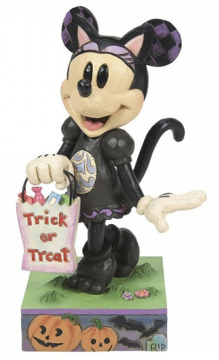 Minnie con Costume da Gatto Nero