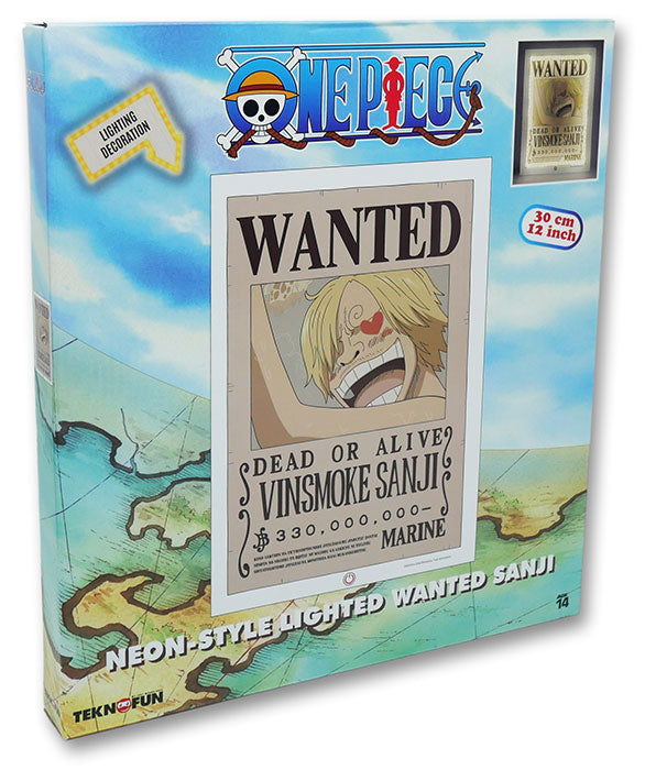 Lampada da Muro One Piece Wanted Sanji