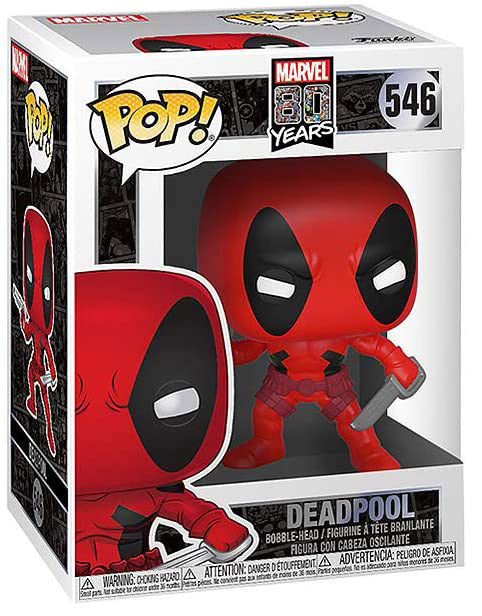 FUNKO POP Marvel 80th Deadpool Bobble 546