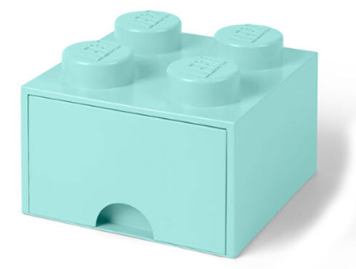 Contenitore LEGO Brick 4 Cassetto Azzuro