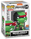 FUNKO POPS TMNT Turtles Michelangelo w/Chase Black&White 34