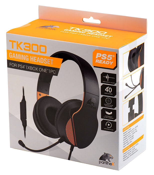 PANTHEK PS5/PS4/XBX/Switch Cuffie Gaming con Microfono TK300