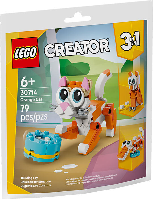 30714 Polybag Creator 3 in 1 Gatto Arancione