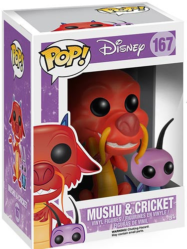 FUNKO POP Disney Mulan Mushu & Cricket 167