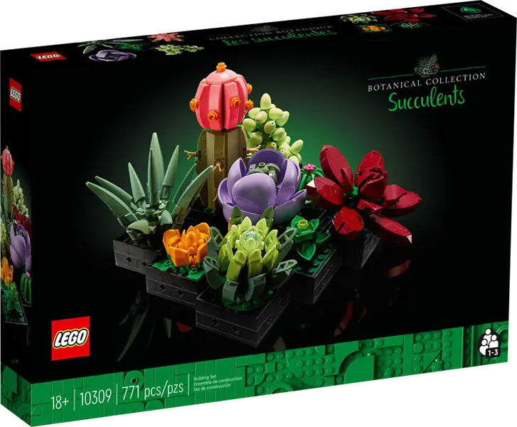 10309 Botanical Flowers Piante Grasse RARE